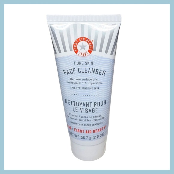 FAB First Aid Beauty Pure Skin Face Cleanser 2 fl.oz. Big Travel size New Sealed - Picture 1 of 10